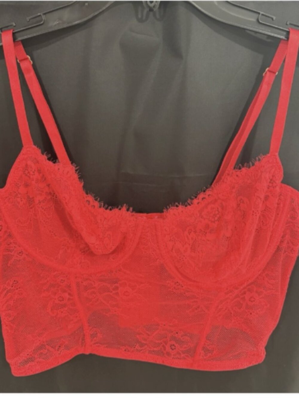 I.N.C Intimates Women's Underwire Bra Red Size L  11458